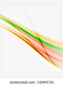 Abstract background, colorful shiny blurred lines with light effects