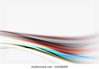 Abstract background, colorful shiny blurred lines with light effects