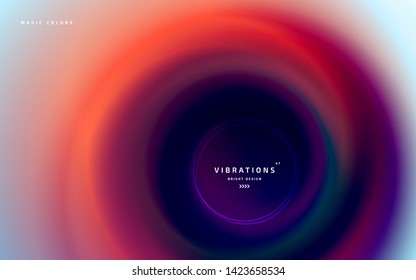 Abstract background and colorful smooth flow colors  Beautiful blurred backdrop and amazing fluid gradient  Liquid design in trendy colors and gradual blend between shades  Vector illustration