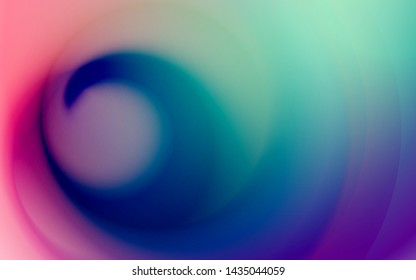 Abstract background with colorful smooth flow of colors. Beautiful blurred backdrop with amazing fluid gradient. Liquid design in trendy colors with gradual blend between shades. Vector illustration