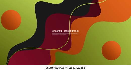 Abstract background with colorful soft gradients and dynamic lines on the background. Vector background for wallpaper, banner. Vector eps10