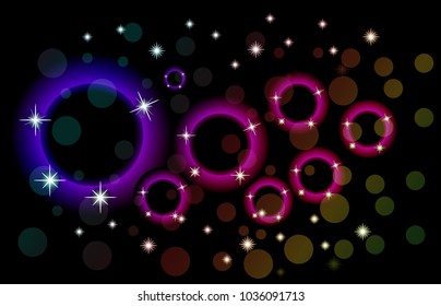 Abstract background with colorful sparkles Vector