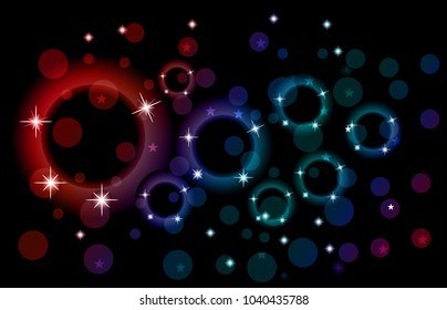 Abstract background with colorful sparkles Vector