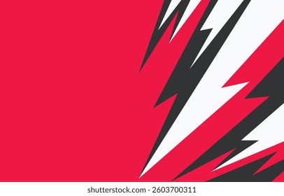 	
Abstract background with colorful spike line pattern and with some copy space area