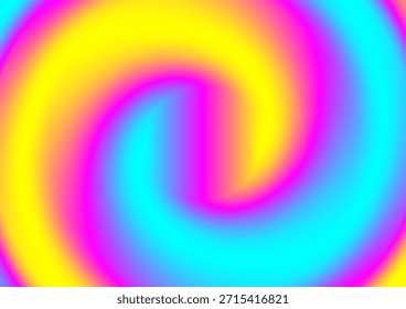 Fondo Abstractas con el gradiente espiral colorido, Vector común