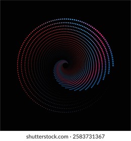 Abstract background Colorful Spiral pattern