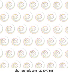 Abstract Background With Colorful Spirals
