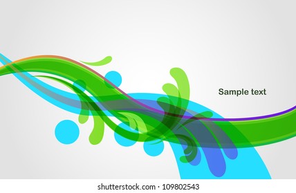 abstract background with colorful splashes. Eps10 vector
