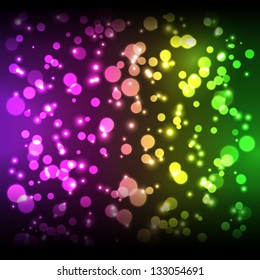 Abstract background with colorful spots