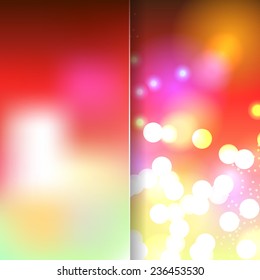 abstract background with colorful spots, circles and matt glass