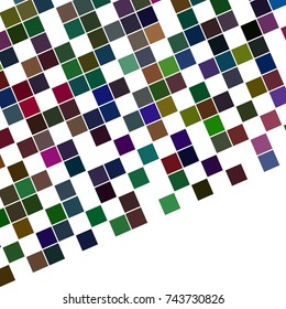 Abstract background of colorful square