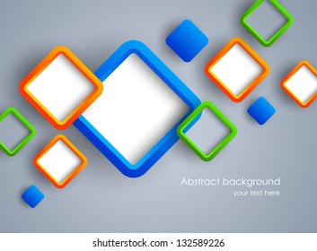 Abstract background with colorful squares