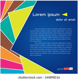  Abstract background with colorful squares