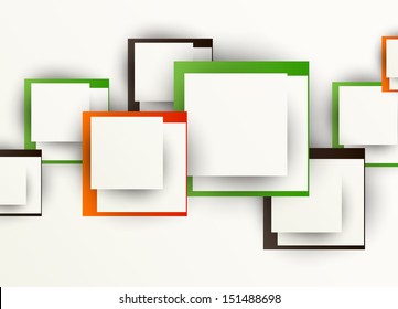 Abstract background with colorful squares