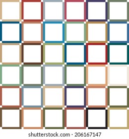 Abstract background with colorful squares