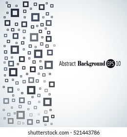 Abstract background with colorful squares