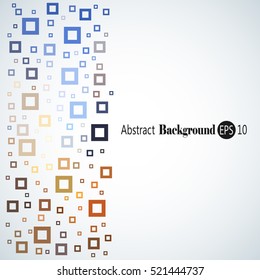 Abstract background with colorful squares