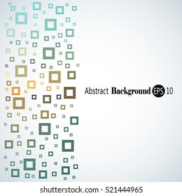 Abstract background with colorful squares