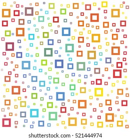 Abstract background with colorful squares