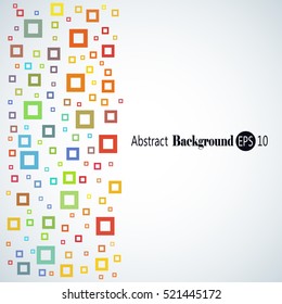 Abstract background with colorful squares