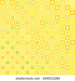 Abstract background with colorful squares and thickness gradient