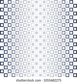 Abstract background with colorful squares and thickness gradient