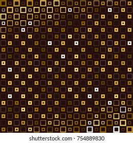 Abstract background with colorful squares and thickness gradient