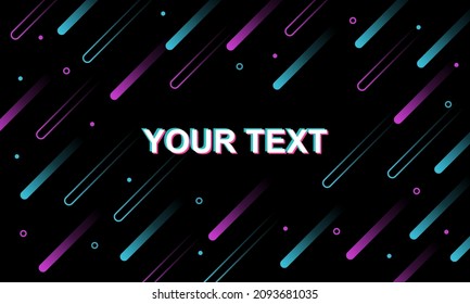 Abstract background colorful  stars falling banner