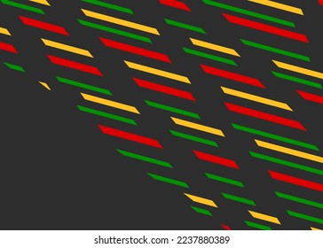 Fondo abstracto con un patrón de líneas a rayas coloridas y con un tema de color jamaiquino