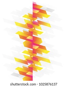 Abstract background with colorful stripes.
