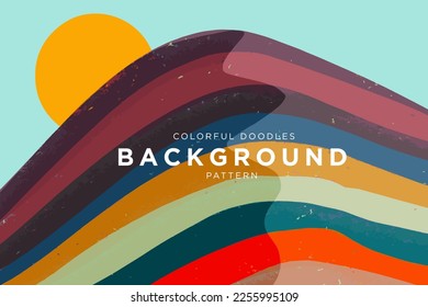 abstract background with colorful stripes
