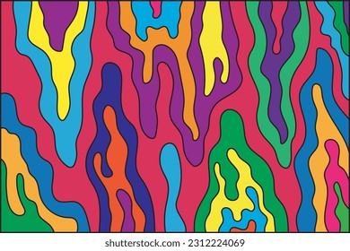 abstract background with colorful stripes. vector illustration. EPS 10.