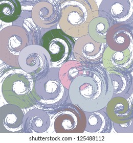 Abstract background of colorful swirls