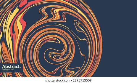 Abstract Background with Colorful Swirls Vector illustration