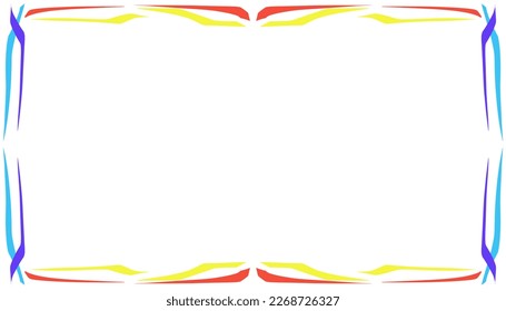 Fondo abstracto con borde de marco de textura colorida. Perfecto para tarjetas de felicitación, tarjetas de invitación, marcos de fotos, fondos de pantalla de la web.
