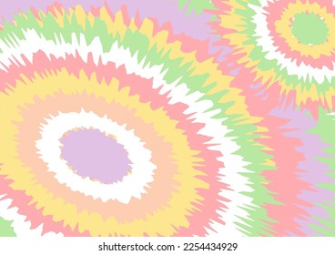 Abstract background with colorful tie-dye pattern. Vector illustration. for your graphic design.