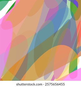 abstract background of colorful transparent pellets layered