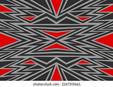 Abstract background with colorful triangle and zigzag lines pattern. Mosaic tile pattern
