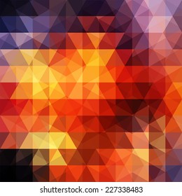 abstract background with colorful triangles
