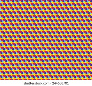 Abstract background with colorful triangles decoration pattern, vector eps 10. Retro style design