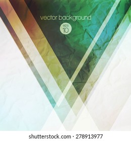 abstract background with colorful triangles EPS 10