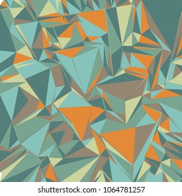 Abstract background with colorful triangles for magazines, booklets or mobile phone lock screen