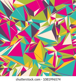 Abstract background with colorful triangles for magazines, booklets or mobile phone lock screen