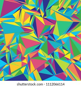 Abstract background with colorful triangles for magazines, booklets or mobile phone lock screen