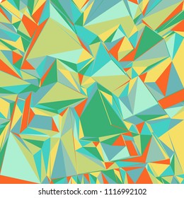 Abstract background with colorful triangles for magazines, booklets or mobile phone lock screen