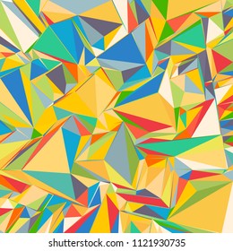 Abstract background with colorful triangles for magazines, booklets or mobile phone lock screen