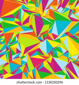 Abstract background with colorful triangles for magazines, booklets or mobile phone lock screen