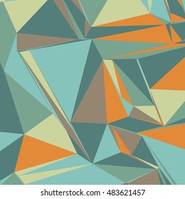 Abstract background with colorful triangles for magazines, booklets or mobile phone lock screen