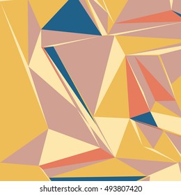 Abstract background with colorful triangles for magazines, booklets or mobile phone lock screen