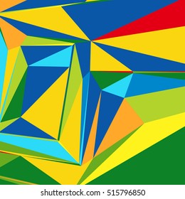 Abstract background with colorful triangles for magazines, booklets or mobile phone lock screen